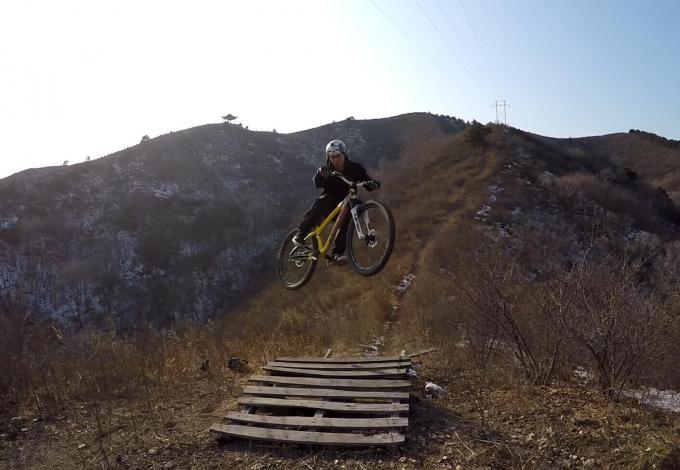قاب دوچرخه آلومینیومی 26er Dirt Jump قاب دوچرخه کوهستانی 100-130mm Hardtail Mtb 4