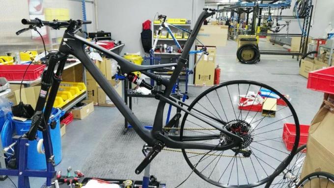 29er XC فریم دوچرخه کربن کامل معلق 27.5 پلاس فریم دوچرخه کوهستانی کربن Mtb 7