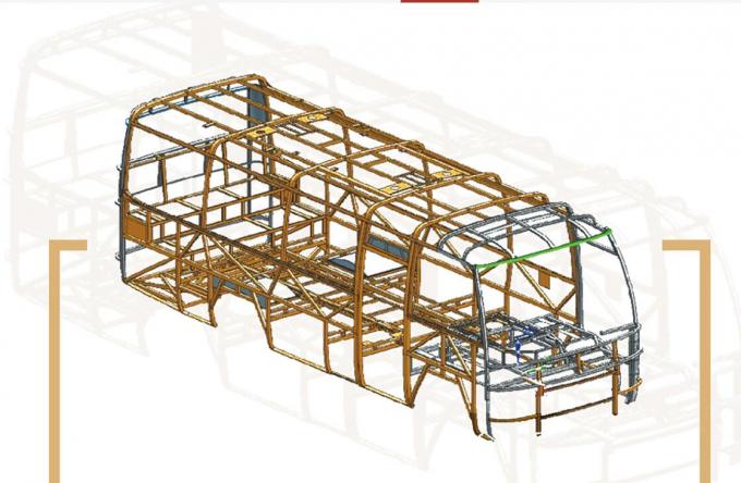 7 متری 21 صندلی دیزل مینی اتوبوس تویوتا کوستر مسافر وان میکروبوس RHD 4