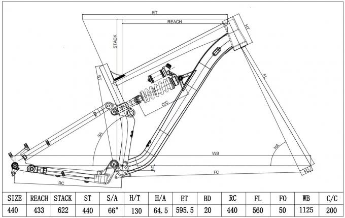دوچرخه کوهستانی اندورو فریم تعلیق کامل 17 اینچ اندازه 27.5 اینچ چرخ 9